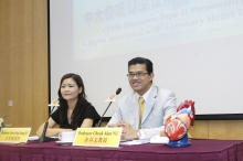 (Left) Professor Doris Sau Fung YU, Associate Professor, The Nethersole School of Nursing, Faculty of Medicine, CUHK and Professor Cheuk Man YU, Professor of Medicine and Therapeutics, Head of Division of Cardiology, Faculty of Medicine, CUHK