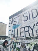 Bonnie Chan visiting the famous Berlin Wall