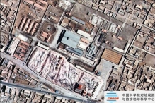 Gyanamani temple – after earthquake (aerial photo with 0.4 m). Buildings were slightly damaged.