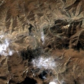 玉树—震后（卫星Landsat TM 2010 年4月15日）