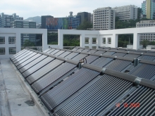 Wide application of renewable energy to supply hot water and illumination