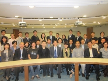 Prof. Andrew Chan (front row, middle) and his students