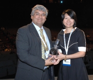 Prof. Gordon Ferns, Secretary of the Assocation of Academic Heads of Clinical Biochemistry in the UK, and Prof. Rossa Chiu