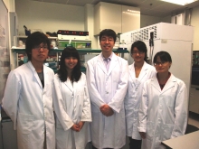 Professor Douglas Yung Pun-to (middle) and his PhD students