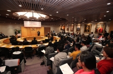 Over 100 guests attend the lecture