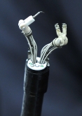 The newly designed delicate robotic arms attached to the ordinary endoscope can facilitate the performance of complex endoscopic surgery by extending the degree of movement through the two robotic arms.