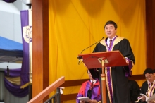 Address by Prof. Joseph Sung, CUHK Vice-Chancellor.