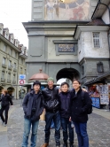 The two students met as they pursue their ‘dream’ internship in different part of Switzerland in 2012. (First on the left: Hing-ching Lau; third on the left: Kenneth Wong)