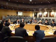 Researchers from Cambridge, CDPF and CUHK at a roundtable discussion on a new collaborative study into the prevalence of autism in mainland China.