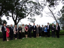 A group photo of members from Cambridge, CDPF and CUHK.