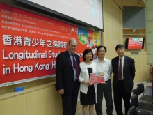 Research Team Members of the HKLSA Study (From left to right): Prof. Glenn Shive, Prof. Esther Ho Sui Chu, Prof. Raymond Wong Sin Kwok, Prof. Chung Yue Ping.