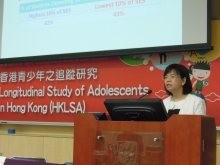 Prof. Esther Ho Sui Chu presented the findings on HK students’ educational and career expectations.