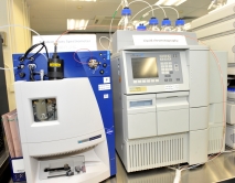 Tandem mass spectrometry (left) and liquid chromatography are used to identify 30 kinds of IEM.