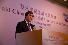 Prof. Joseph J.Y. Sung gives a welcome speech.