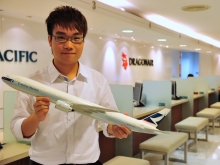 LOK Ki Hei, Vincent interned in Cathay Pacific Airways Ltd. Taiwan Branch during the summer.