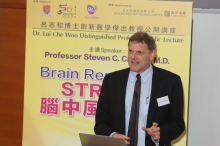 加州大学尔湾分校医学院脑神经学系副主任（研究）Steven Cramer教授应中大医学院吕志和创新医学研究所邀请，主持「脑中风后的修复」公开讲座。