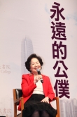 The Honourable Mrs. Anson Chan, former Chief Secretary for Administration of HKSAR lectures at CUHK.