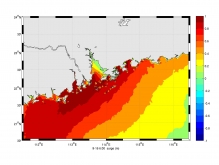 Sea level rise in Hong Kong coastal water on 16 September 2014