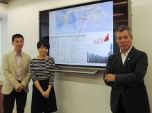 (From right) Prof. Edward NG, School of Architecture; Prof. REN Chao, School of Architecture; Prof. YIM Hung Lam, Steve, Department of Geography & Resource Management, CUHK