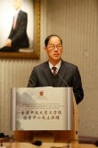 Mr Tsang Tak-sing, Secretary for Home Affairs of the Government of the HKSAR, delivers a speech at the ceremony.