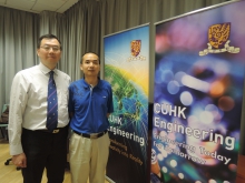 Prof. LAU Wing-cheong (left) and Prof. ZHANG Kehuan revealed sweeping security loopholes in mobile devices and social media.