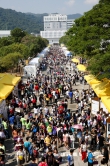 The Orientation Day for Undergraduate Admissions of CUHK draws 65 thousand visitors to the campus.