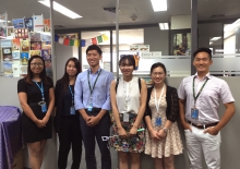 CUHK interns get along well with colleagues in UNCCD.