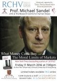 Prof. Michael Sandel to speak at CUHK Research Centre for Human Values