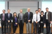 Prof. Tang Sze-wing, Acting Chairman of the Department of Chinese Language and Literature, CUHK (4th left) and guest speakers of the Forum.