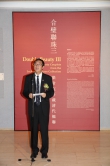 Prof. Joseph J.Y. Sung, Vice Chancellor and President of CUHK delivers a speech.