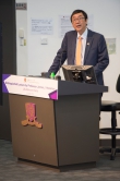 Prof. Joseph J.Y. Sung, Vice-Chancellor and President of CUHK delivers a welcome address.