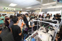 The programmes exhibition and booths of the Faculty of Engineering