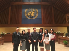 CUHK interns join the 21st Intergovernmental Consultative Committee.