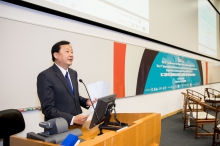 Prof. Benjamin WAH, Provost of CUHK delivers a welcome speech.