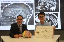 Professor Edwin Chan (left) and Dr Stephen Chen of CUHK School of Life Sciences point out that overexpressed Fuz also presents in common neurodegenerative diseases such as Alzheimer's disease