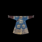 Blue silk dragon robe, Jifu