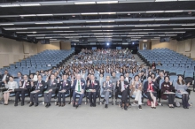 A group photo of guests, educators, as well as students and parents from the Finance Literate Schools at the launch ceremony of The Chin Family Financial Literate Schools Programme