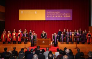 CUHK holds 93rd Congregation for the Conferment of Honorary Doctoral Degrees.