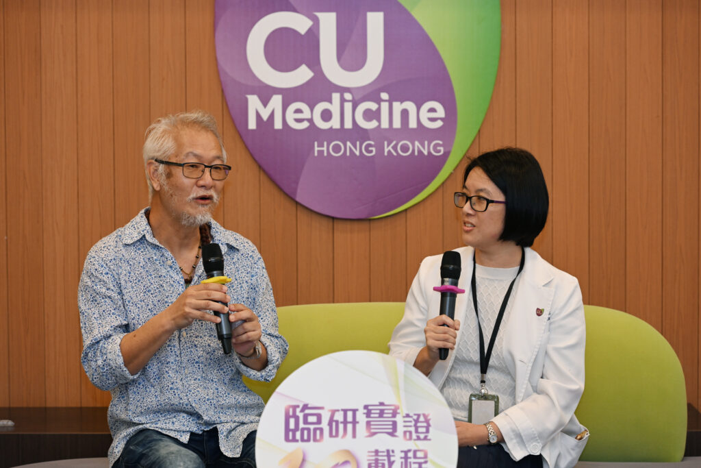 Mr Lee has been suffering from Type 1 diabetes for more than 30 years and has to closely monitor his blood sugar level every day. He has joined two CUHK’s clinical trials over the past decade, including a new insulin treatment option and a new blood sugar monitoring device. He was happy to try out the two innovations which did make his life easier and relief his stress over blood sugar monitoring and managing. He hopes his contribution as a clinical trial  subject could help bring in more treatment options for other diabetes patients.