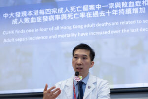 凌若崴醫生指出，敗血症在本港不但是愈來愈常見的死亡原因，患者病後的痊癒情況在過去十年也沒有太大改善，情況令人擔憂。他期望是次研究發布可提高公眾對敗血症的關注，並促進敗血症的早期治療。