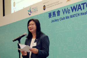 Ms Imelda Chan, Head of Charities (Healthy Community), The Hong Kong Jockey Club hopes that The Jockey Club We WATCH Healthy Lifestyle Project will promote close collaboration with the government and non-profit organisations to strengthen district-based primary medical and health services, thereby improving the quality of life of citizens and building a healthier society for Hong Kong.