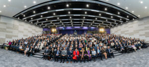 A grand group photo with guests attending the inaugural lecture.