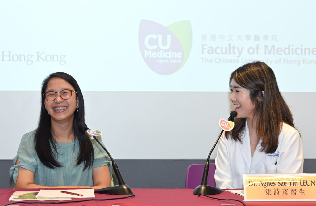 Mrs Wong (left) says that her daughter had been allergic to many kinds of food since she was a child. Her daughter received precise allergy tests later and was confirmed to have tolerance to some fish. Mrs Wong is grateful that her daughter can now consume fish like salmon.