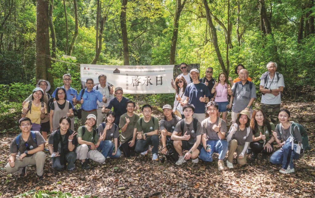 梅子林復育啟承日於9月14日圓滿舉行，嘉賓和工作人員在會場合影留念。