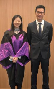 Professor Yang Hongfeng (right) and research team member Dr Yao Suli, Postdoctoral Fellow in the Department of Earth and Environmental Sciences