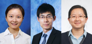 (From left) Professor Duan Liting, Professor Zhou Renjie and Professor Chen Sijie.