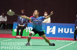 Chu Man-kai at the 2022 Para Badminton World Championships (photo courtesy of Chu Man-kai)