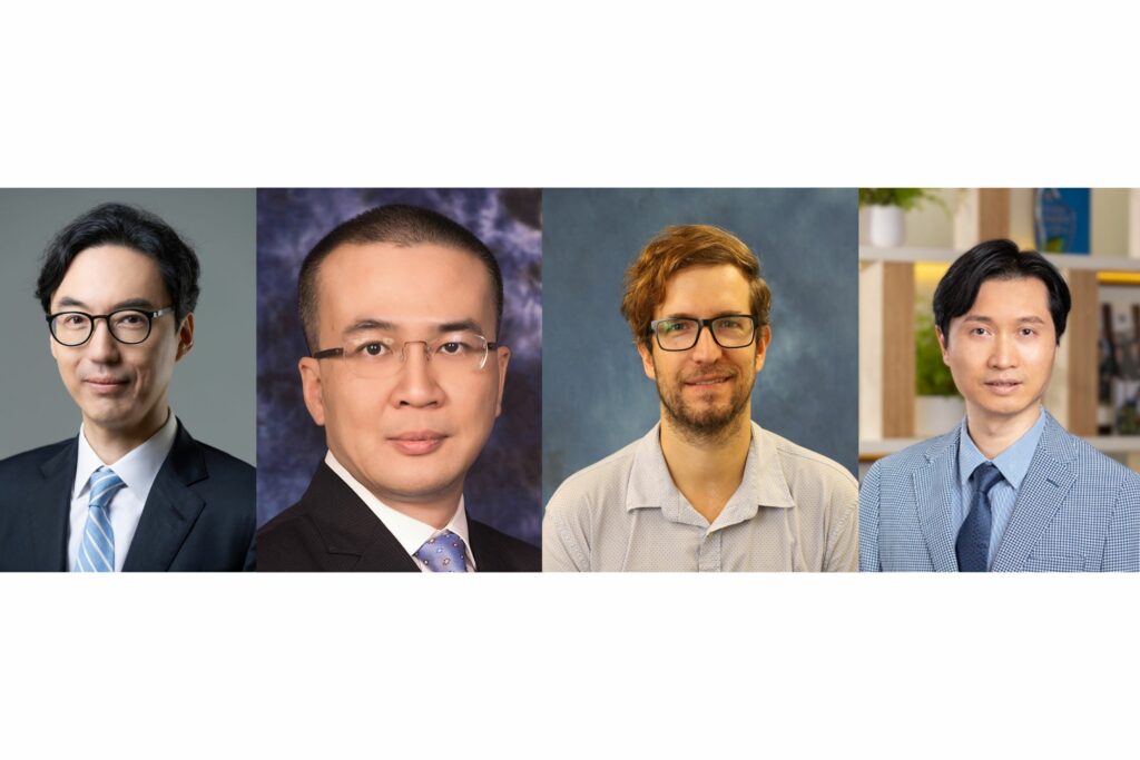 (From left) Professor Ronald Ma Ching-wan, Professor Ng Chi-fai, Professor Martin Stolterfoht, Professor Wong Hoi-ying