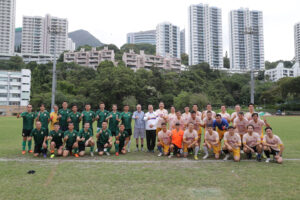 HKU and CUHK hold the Vice-Chancellor’s Cup Soccer Match.